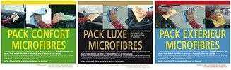 Pack Confort Microfibre Matériel de nettoyage manuel