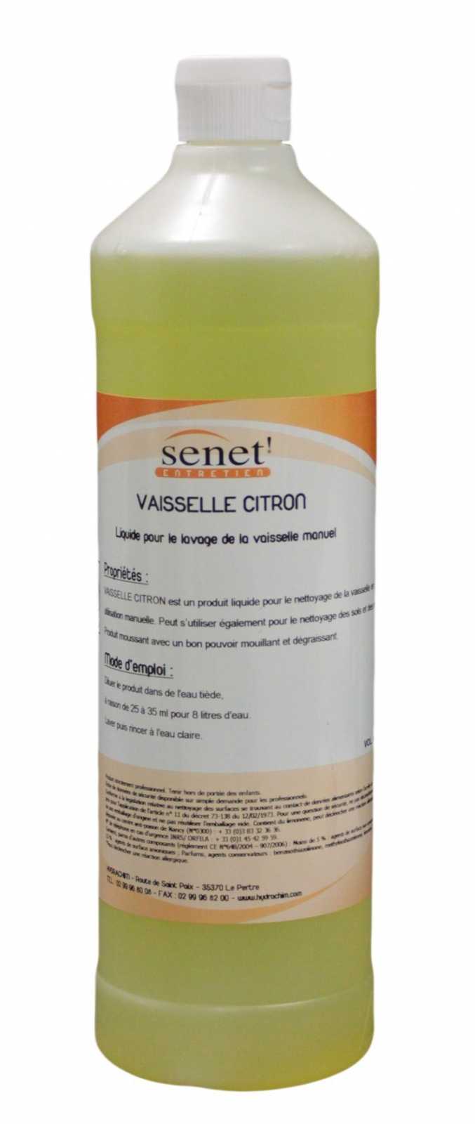 Liquide vaisselle citron, Vaisselle main